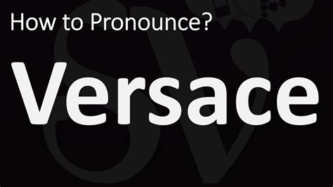 how to.pronounce versace|pronounce Versace in italian.